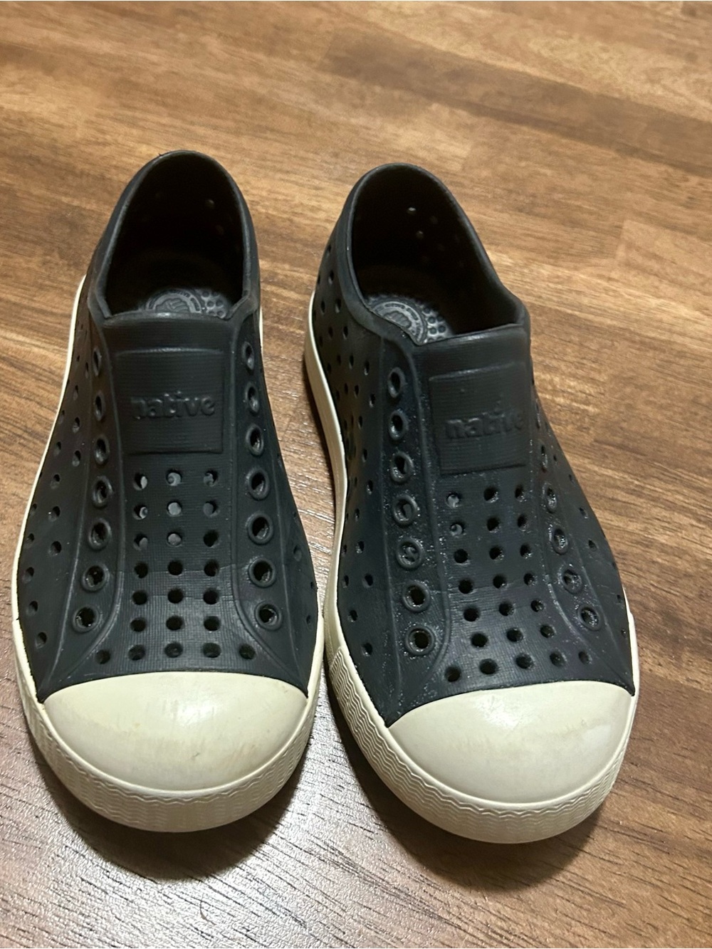 Native Slip-On Loafers in Black